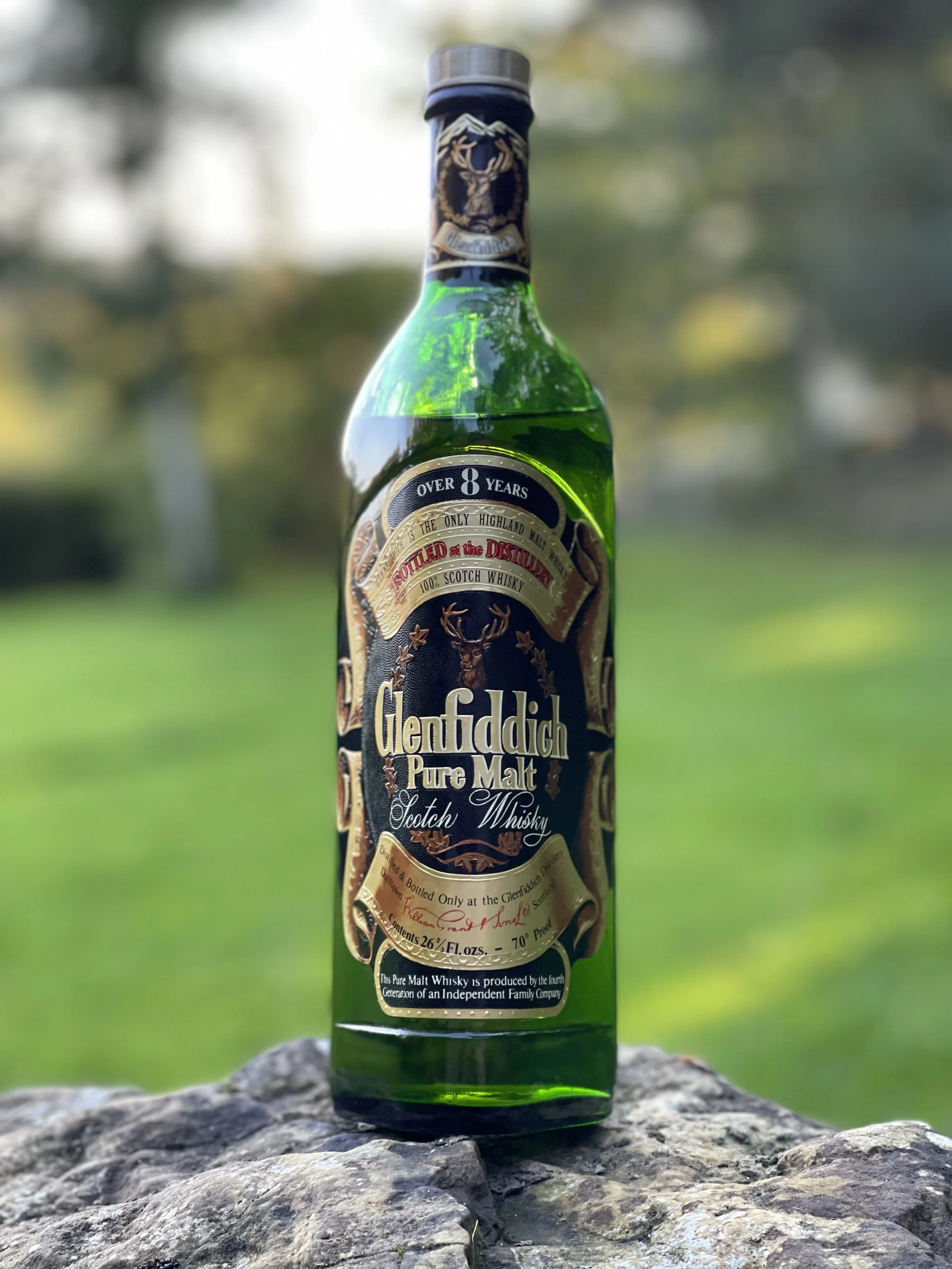 Glenfiddich 8年 Pure Malt スコッチウイスキー 箱付き Glenfiddich 8 Year Old 1970s Bottling — The Malt Library